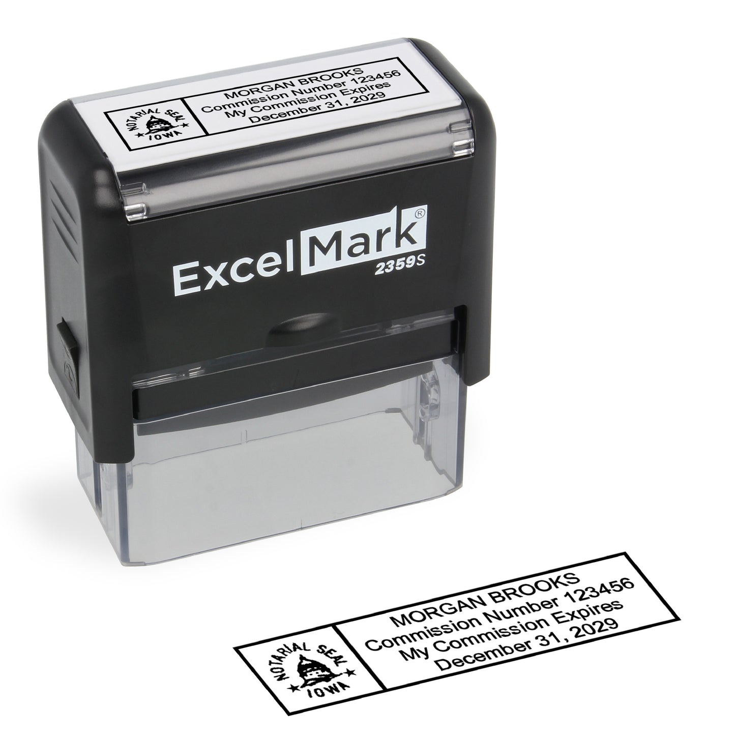 Self-Inking Iowa Notary Stamp