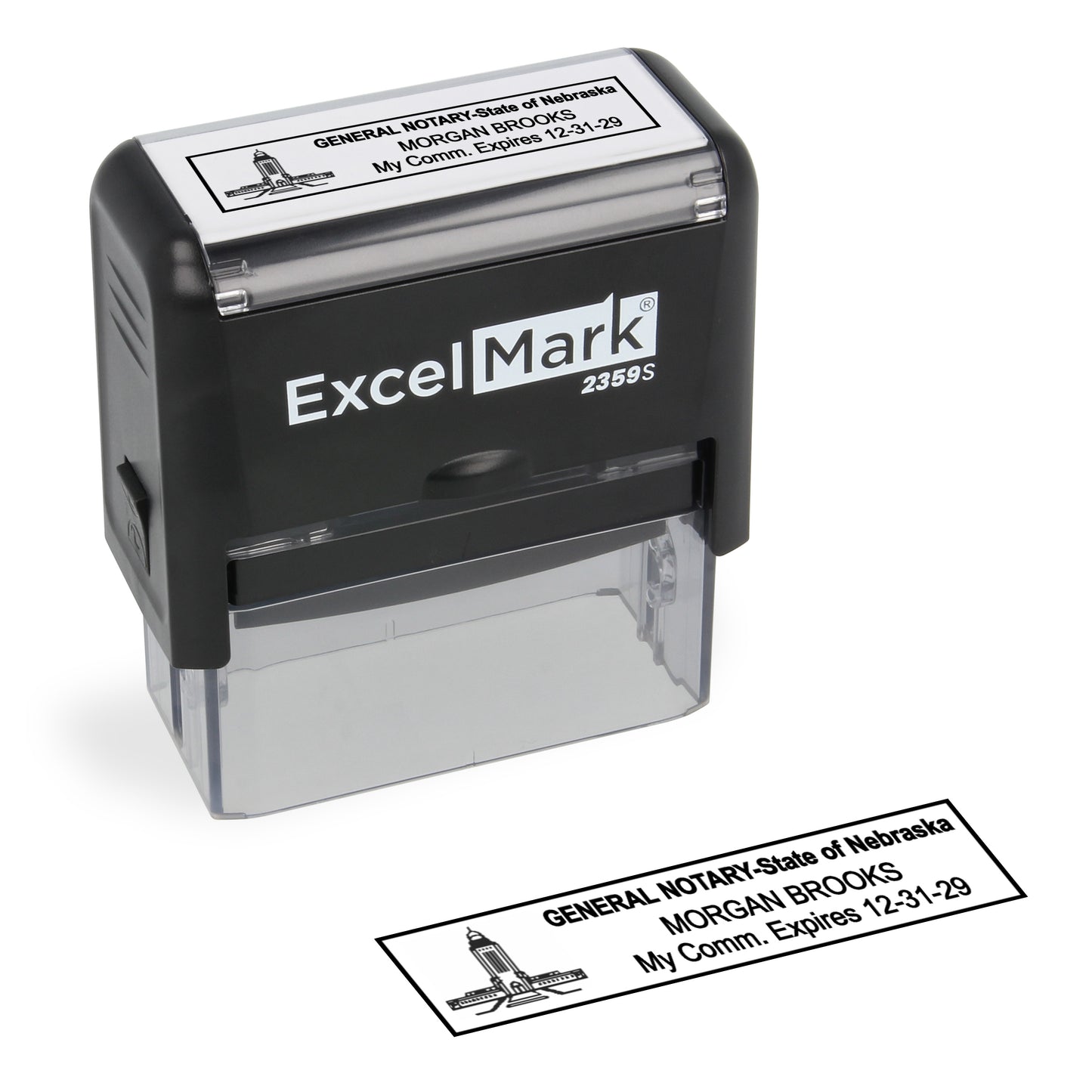 Self-Inking Nebraska Notary Stamp