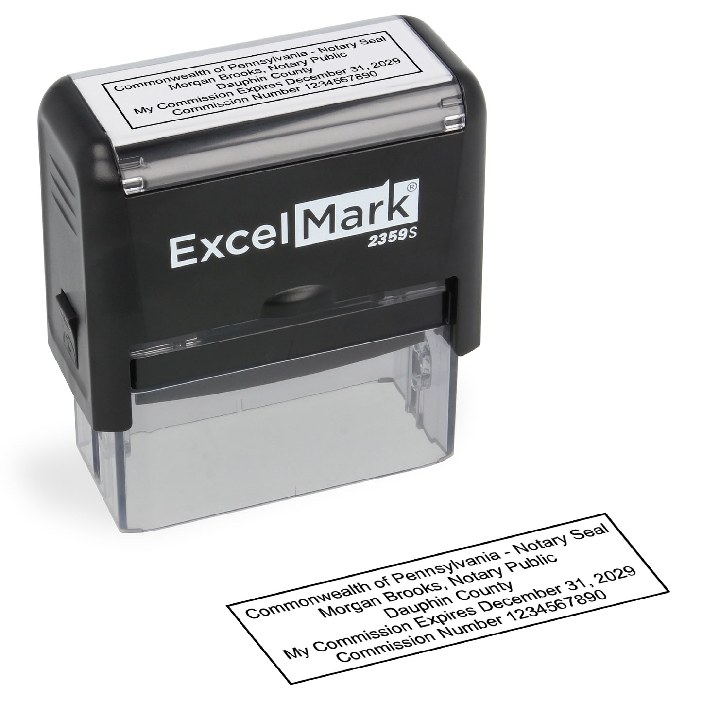 Self-Inking Pennsylvania Notary Stamp