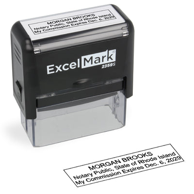 Self-Inking Rhode Island Notary Stamp