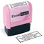 Pink South Carolina Notary Stamp