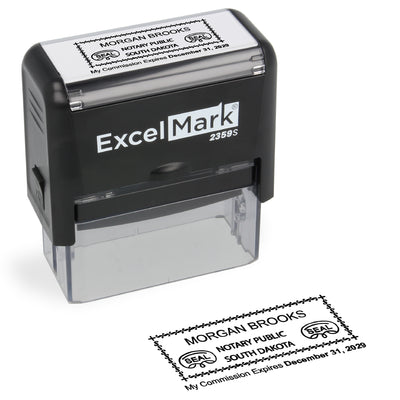 Self-Inking South Dakota Notary Stamp