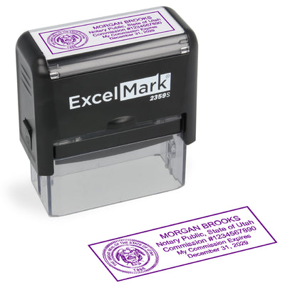 Self-Inking Utah Notary Stamp
