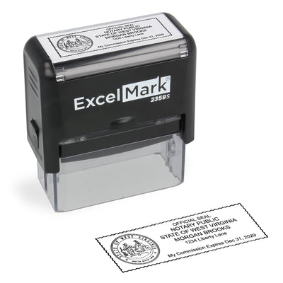Self-Inking West Virginia Notary Stamp