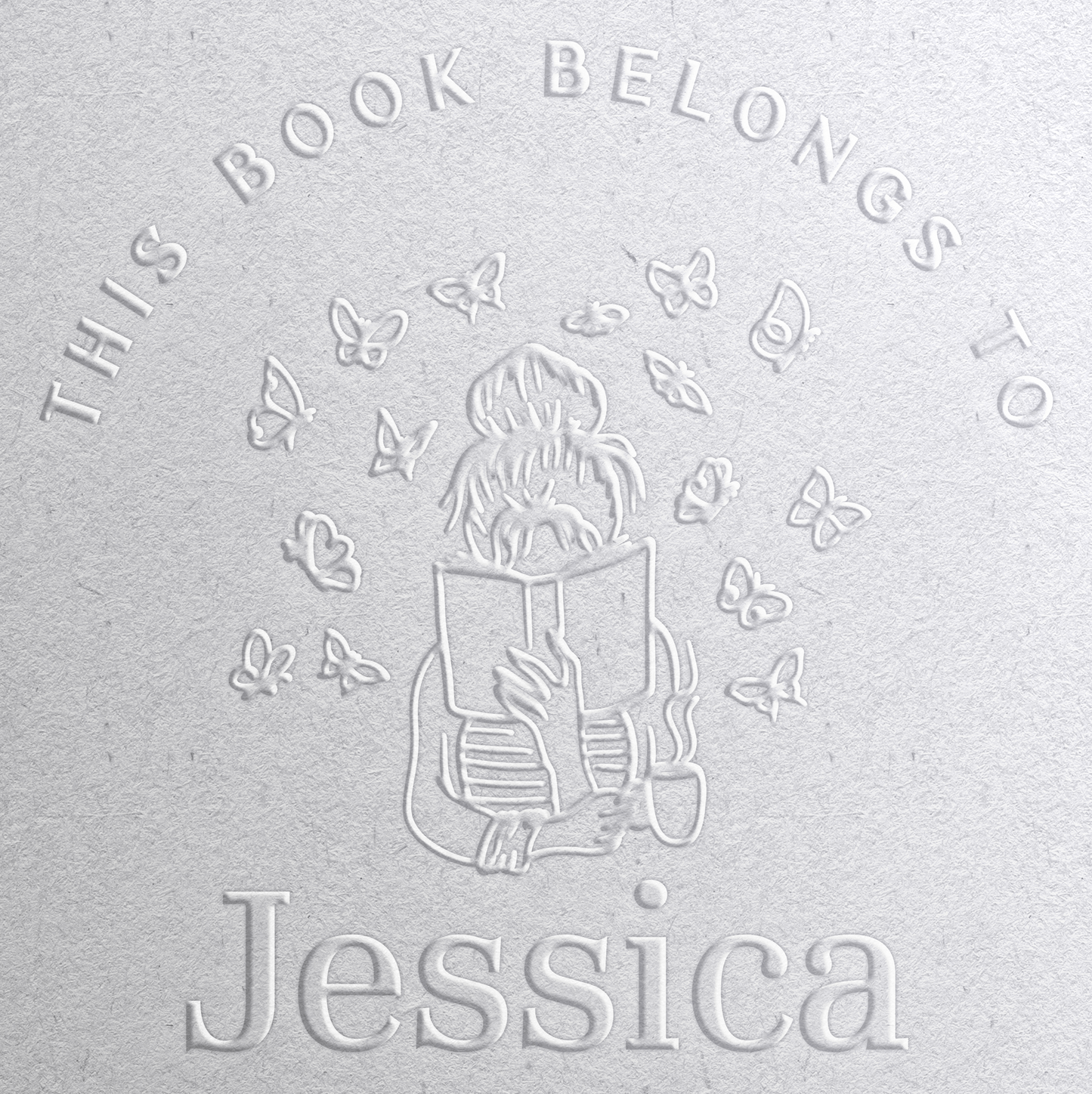 Butterfly Reading Book Embosser