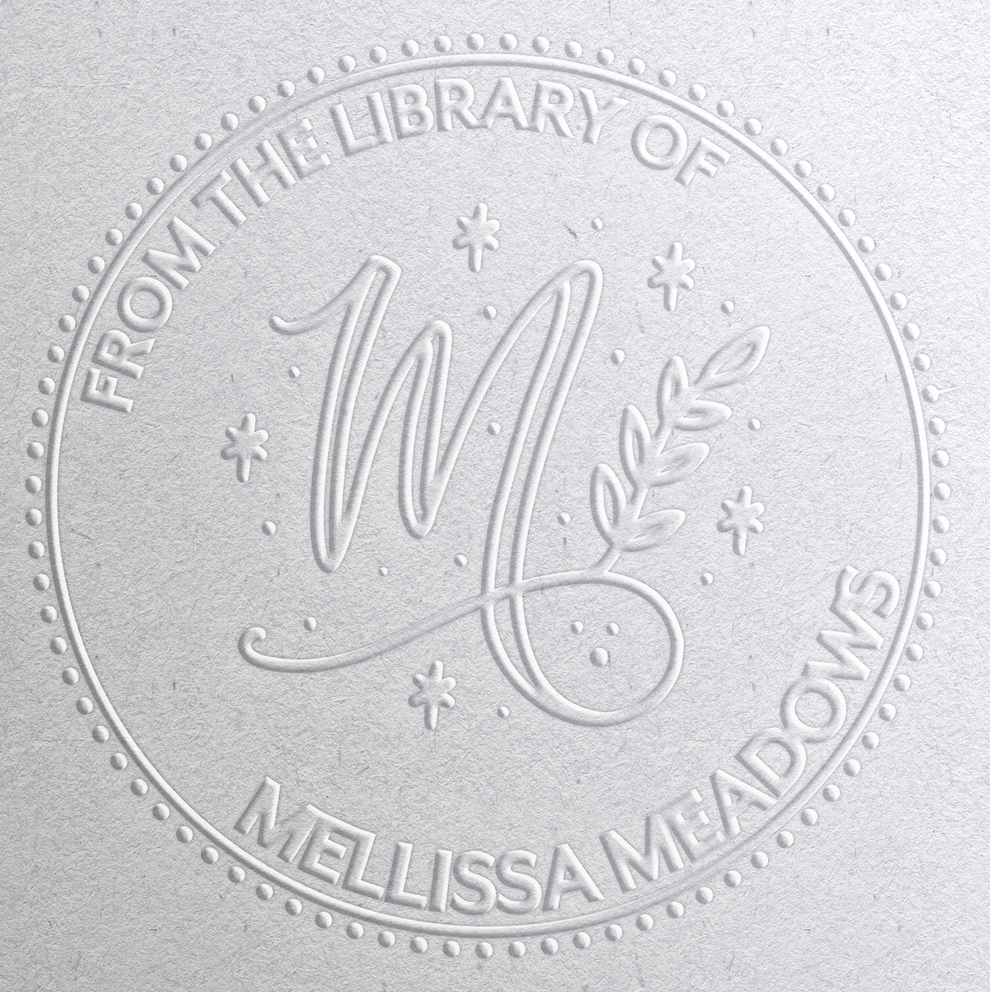 Deco Script Book Embosser – DiscountRubberStamps.com