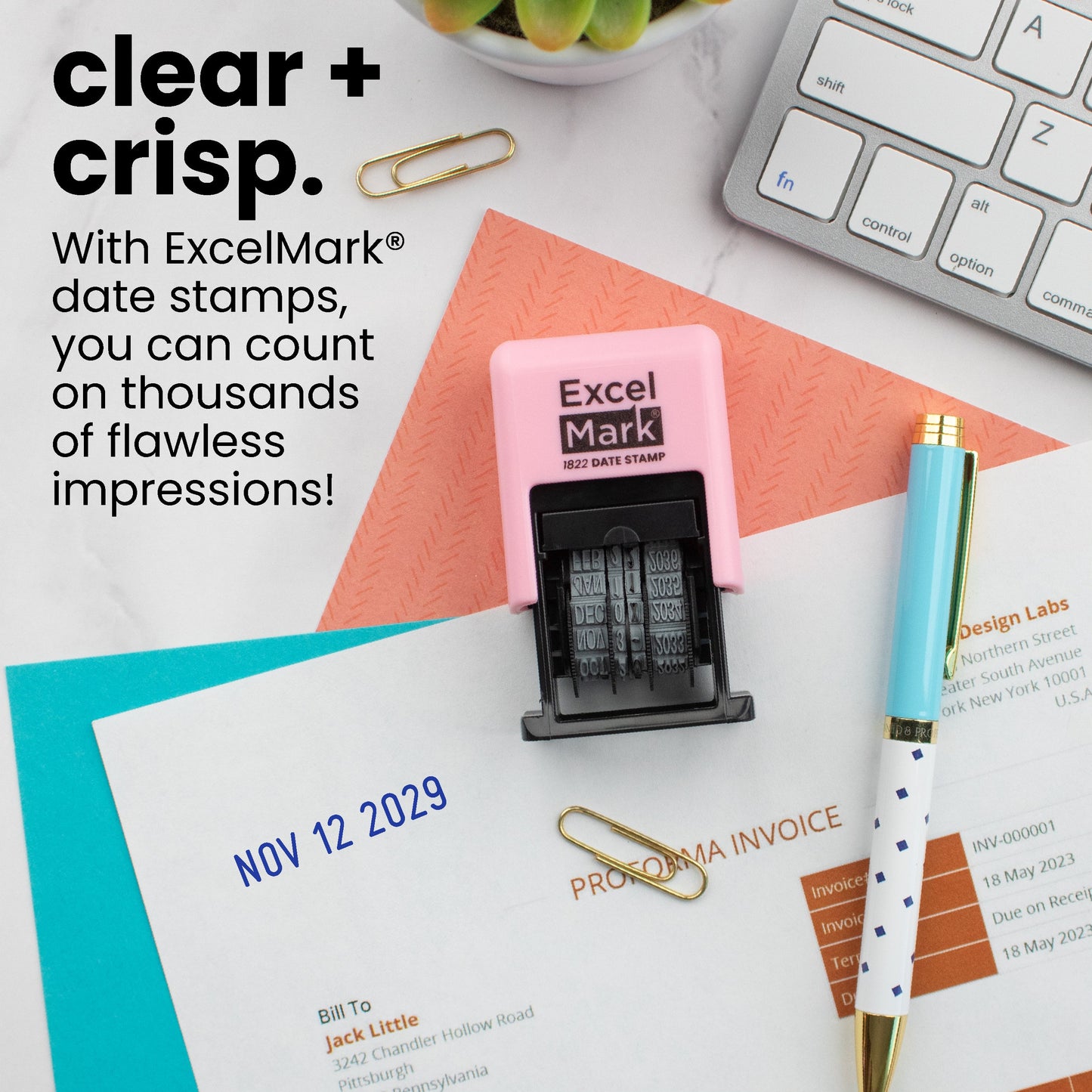 ExcelMark Mini Date Stamp