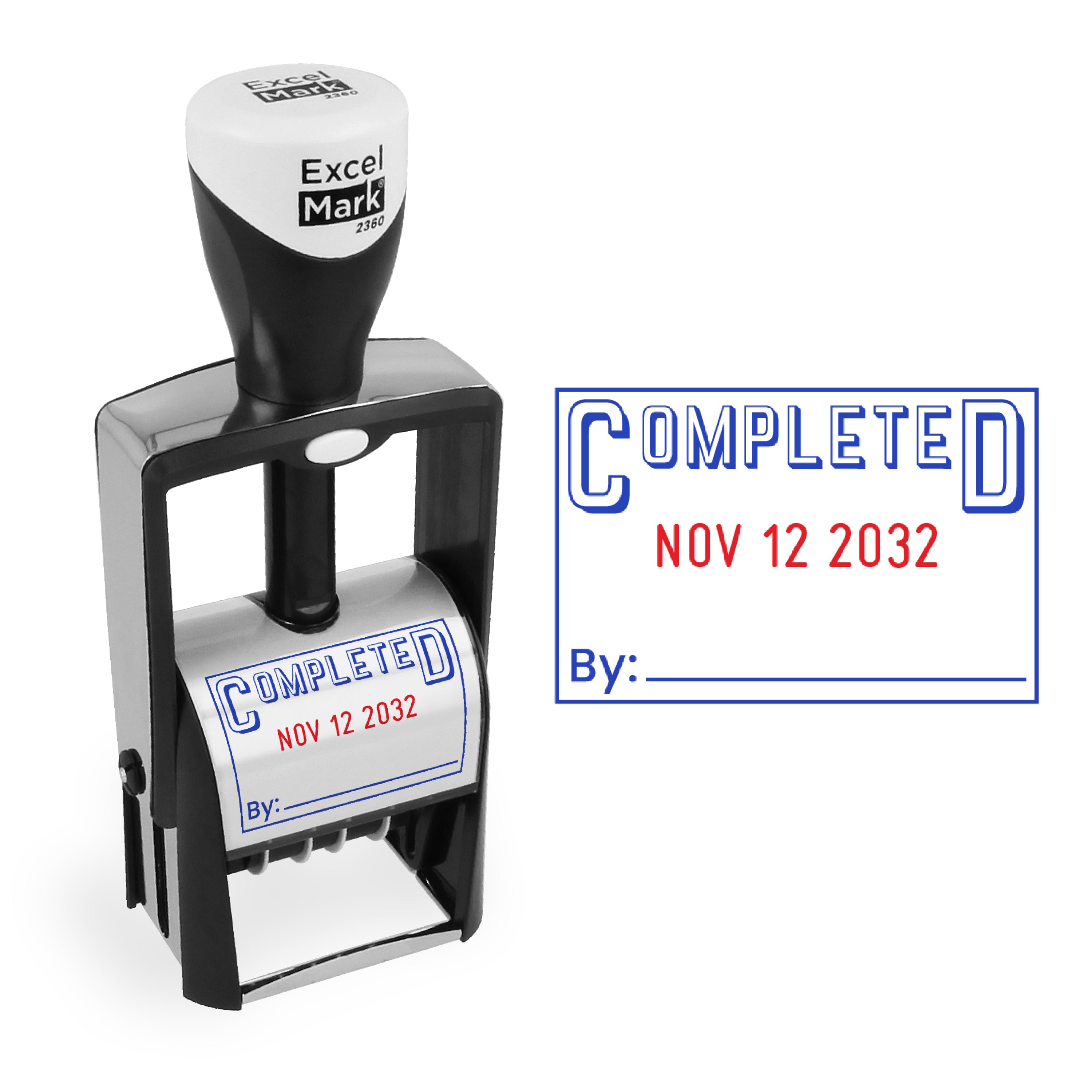 Heavy-Duty Completed Date Stamp – DiscountRubberStamps.com