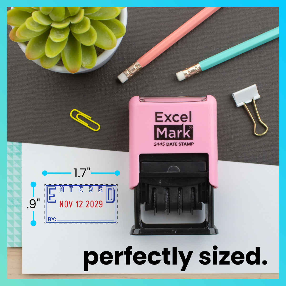 Entered Date Stamp – DiscountRubberStamps.com