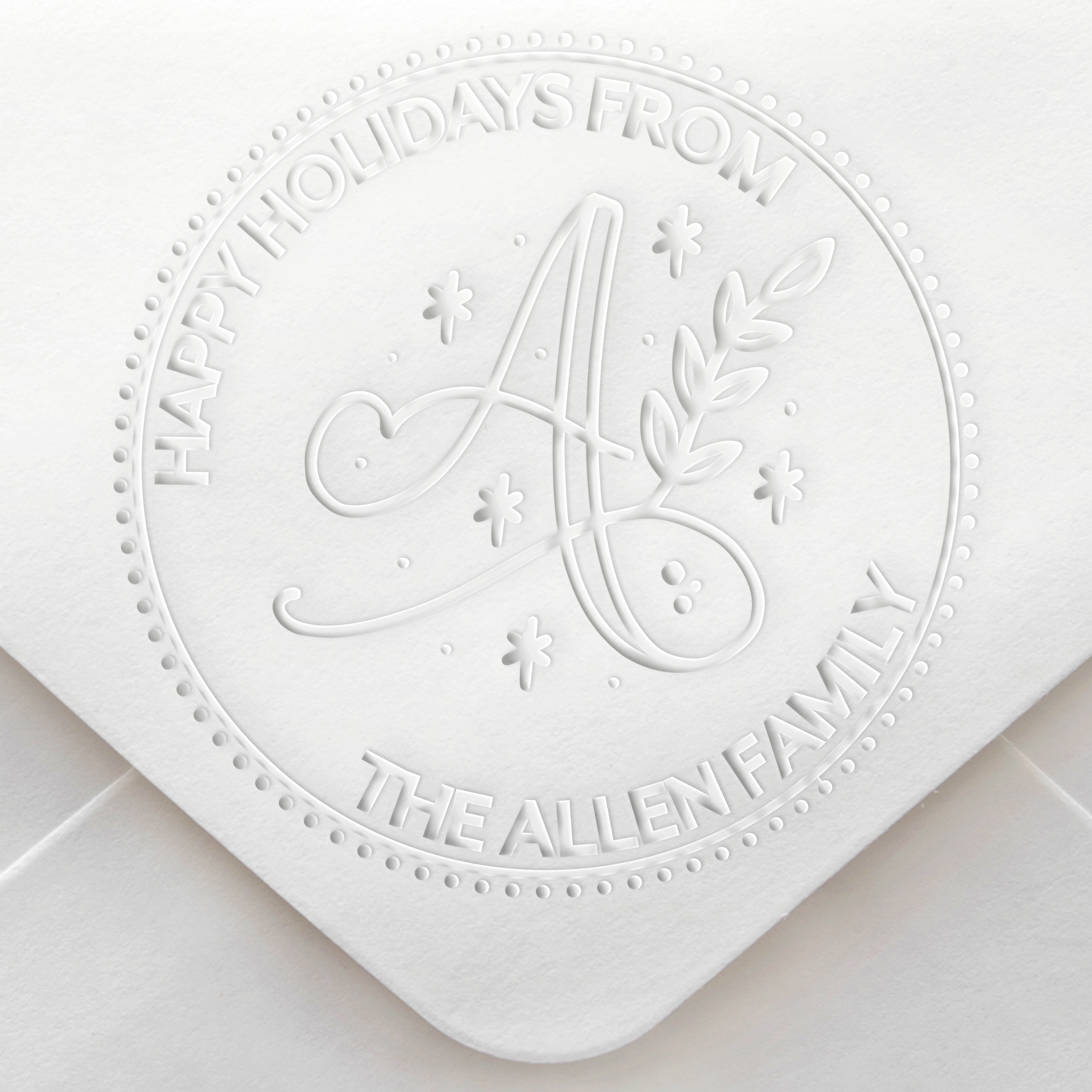 Embosser Script Holiday Script Embosser – DiscountRubberStamps.com