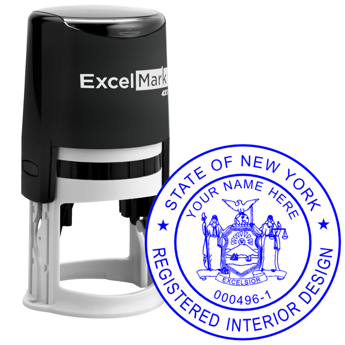 New York Interior Design Seal Stamp