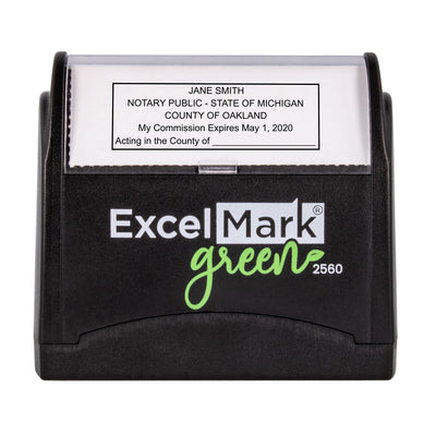 Pre-Inked Michigan Notary Stamp