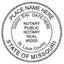 Missouri Notary Embosser