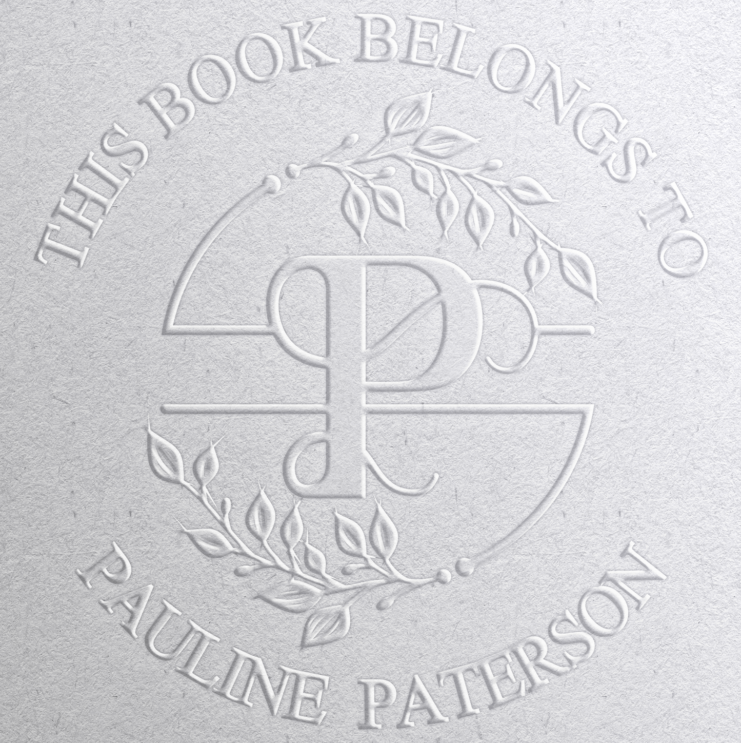 Monogram Branch Book Embosser