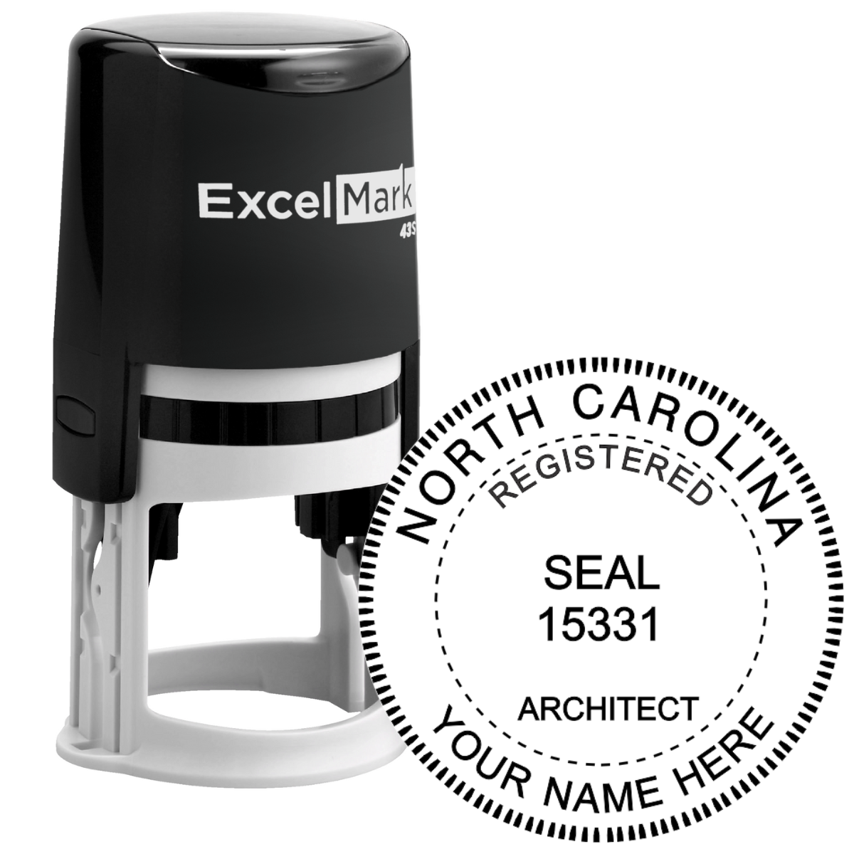North Carolina Architect Seal Stamp