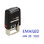 Small Emailed Date Stamp