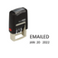 Small Emailed Date Stamp