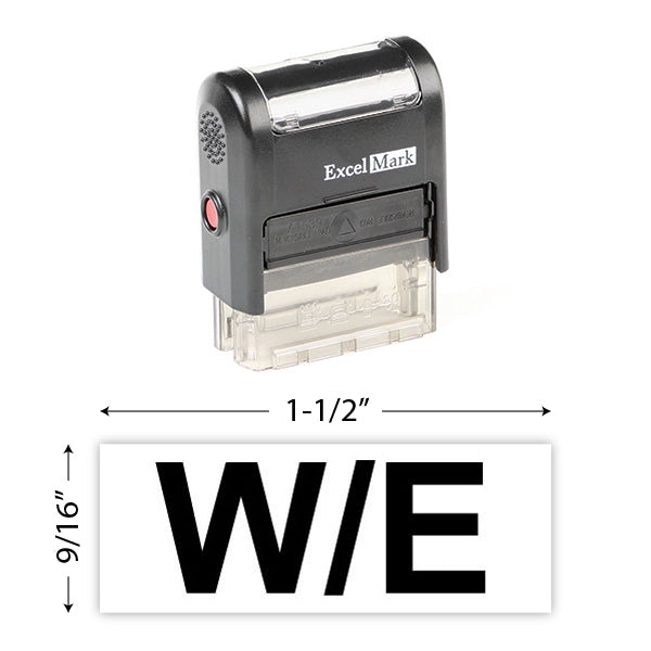W/E Stamp