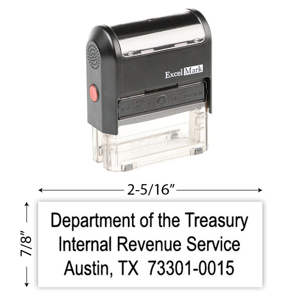 IRS Return Address Stamp 15