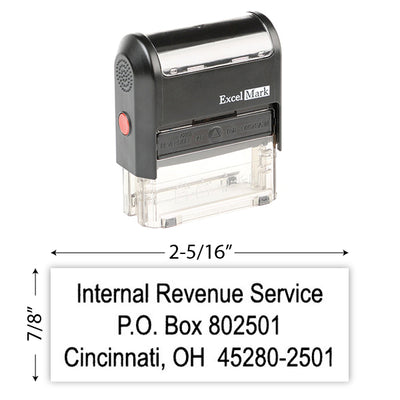 IRS Return Address Stamp 9