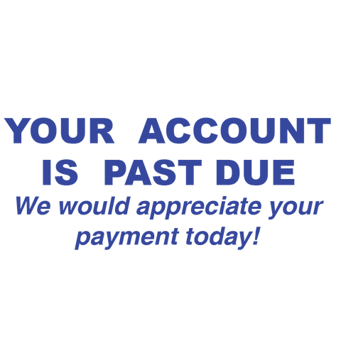 Account Past Due Stamp