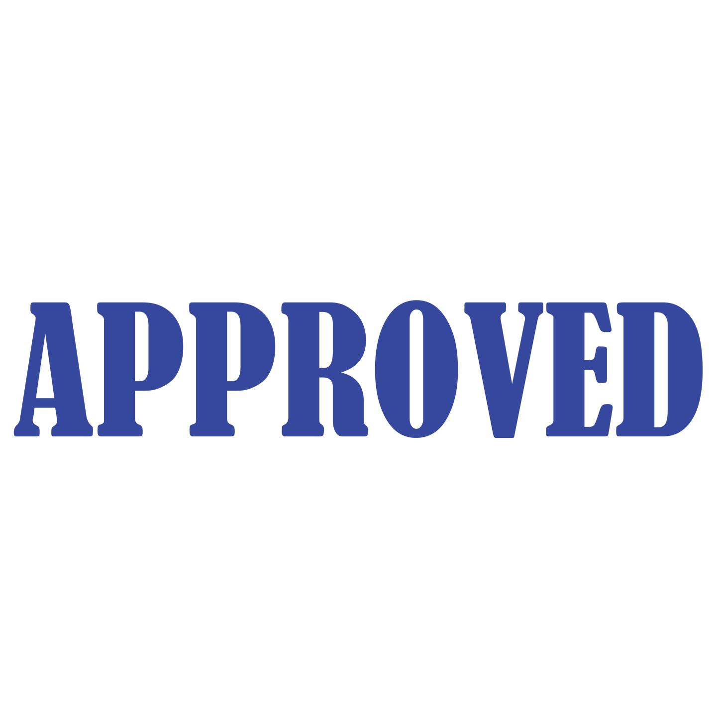 Bold APPROVED Stamp