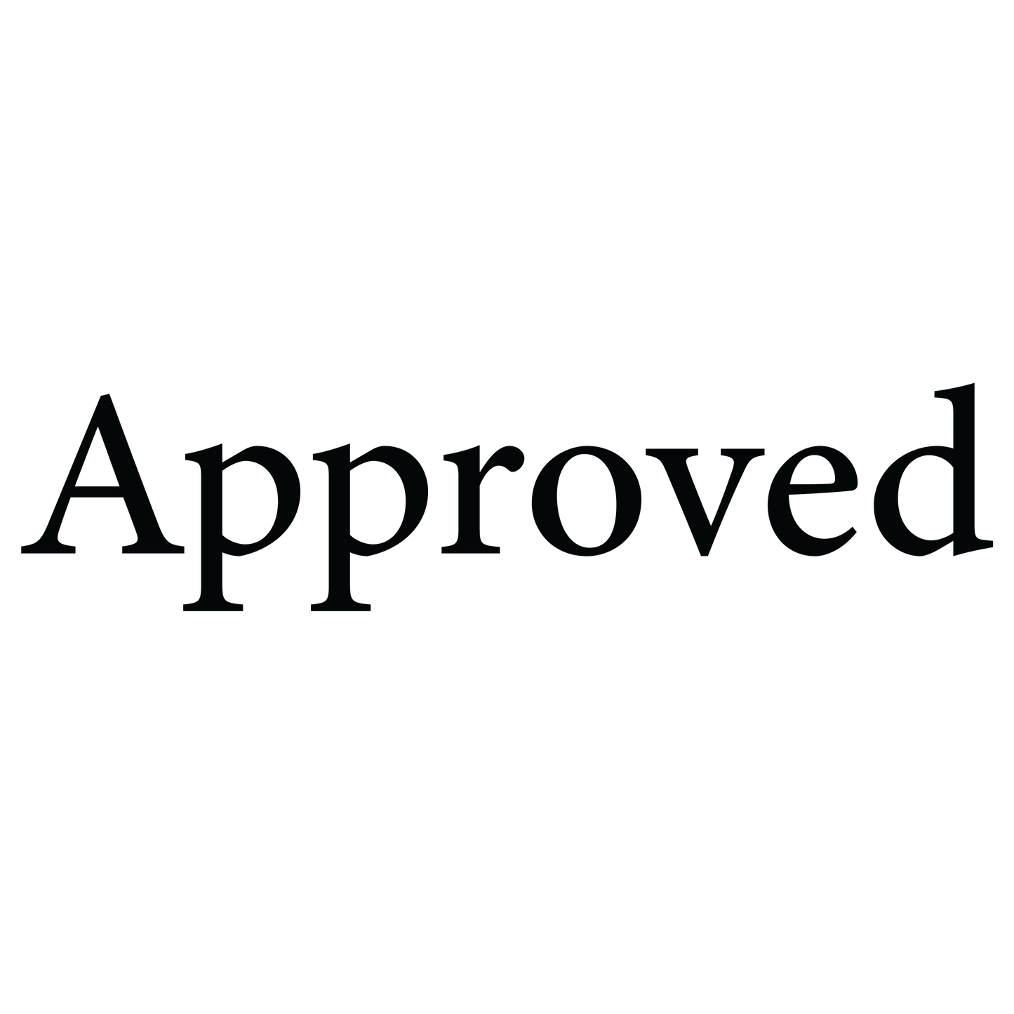 APPROVED Stamp