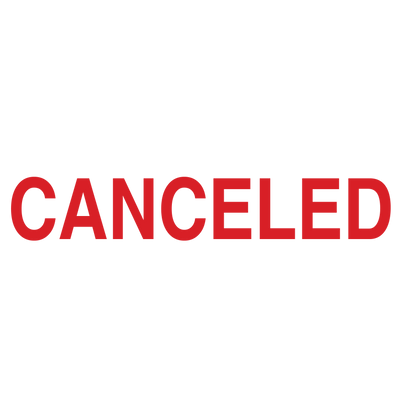 CANCELED Stamp