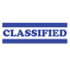 Double Line CLASSIFIED Stamp