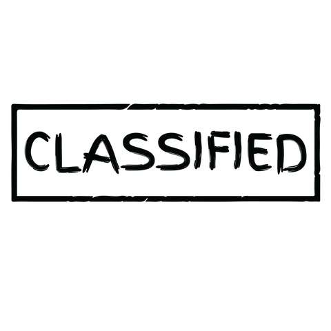 Brush CLASSIFIED Stamp