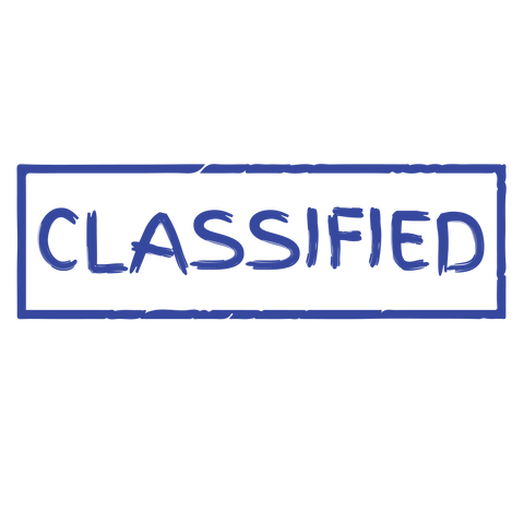 Brush CLASSIFIED Stamp