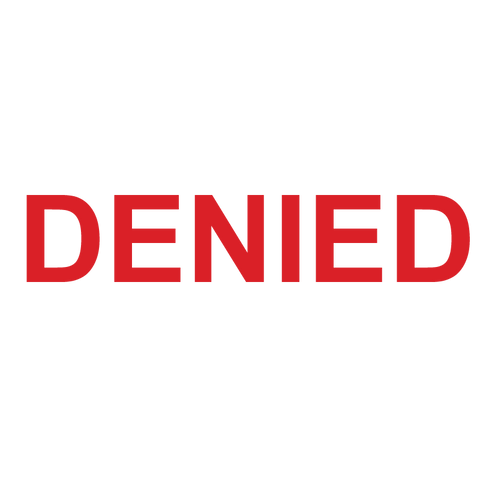DENIED Stamp