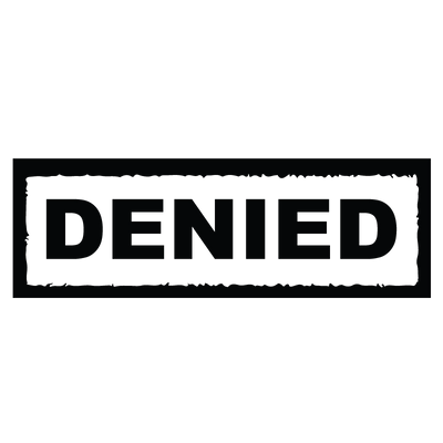 Box DENIED Stamp