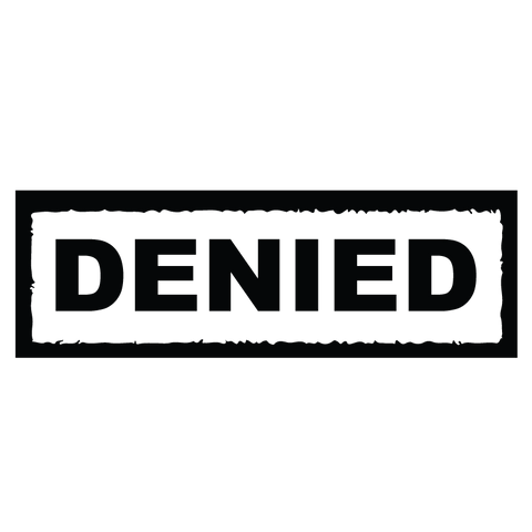 Box DENIED Stamp