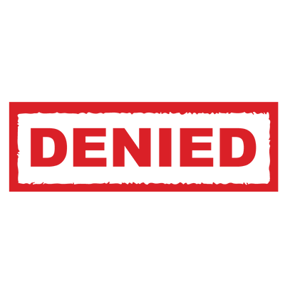 Box DENIED Stamp