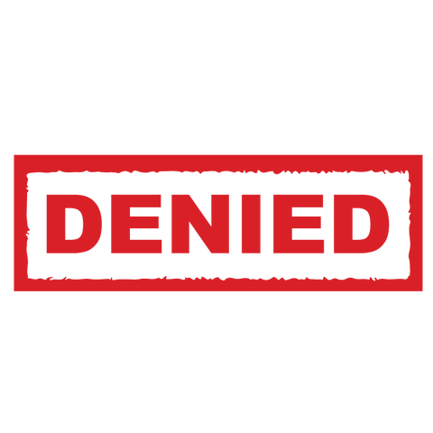 Box DENIED Stamp