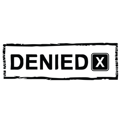 X DENIED Stamp
