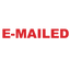 Bold E-MAILED Stamp