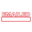 Outline EMAILED Stamp