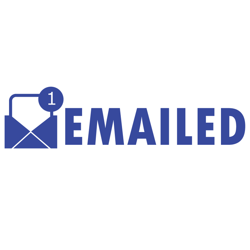 Notification Symbol EMAILED Stamp