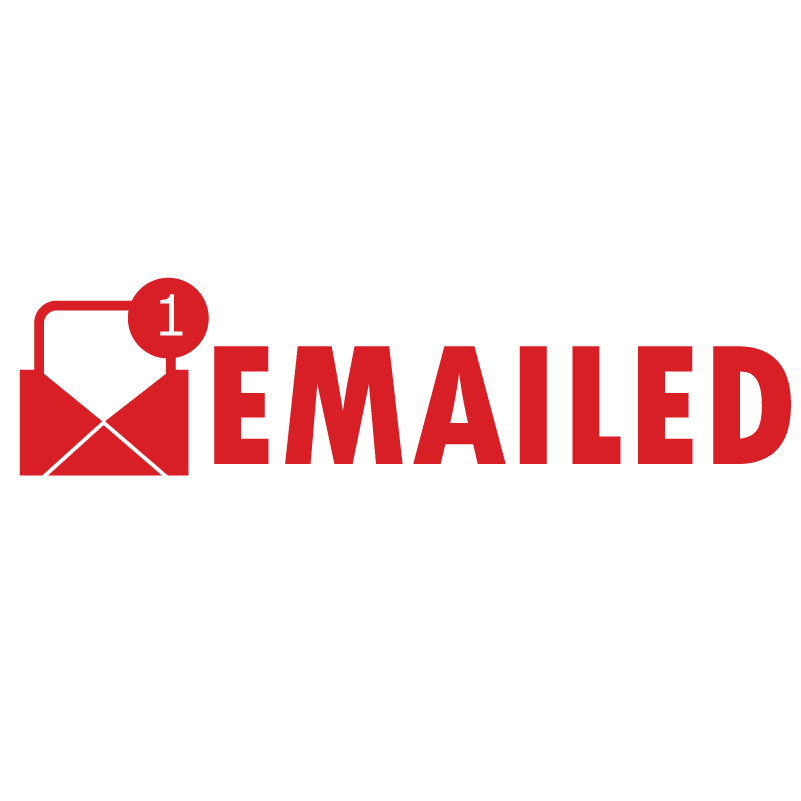 Notification Symbol EMAILED Stamp