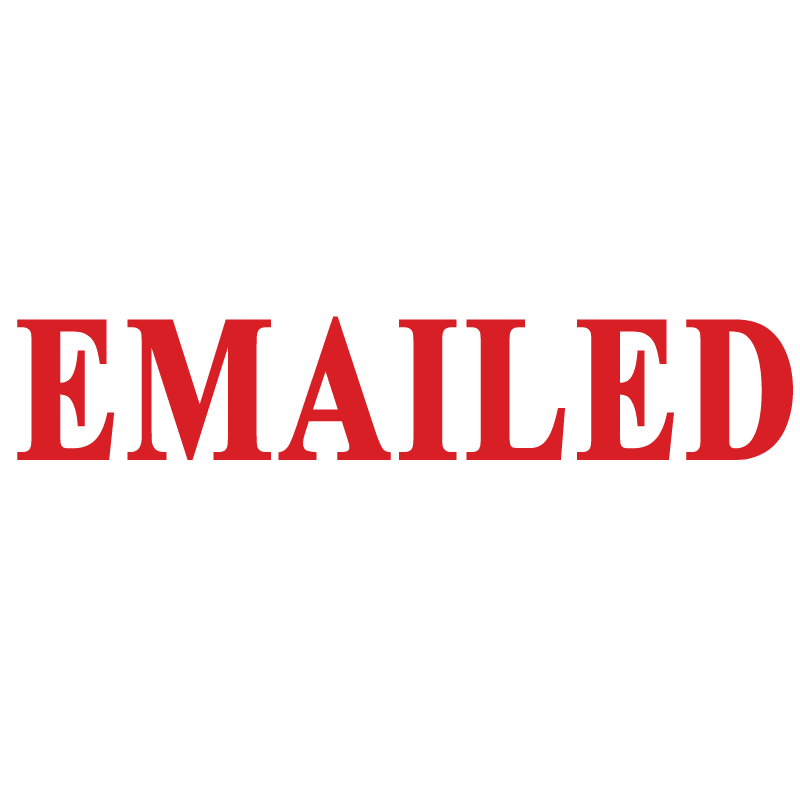 EMAILED Stamp