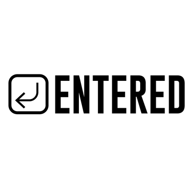 Arrow ENTERED Stamp