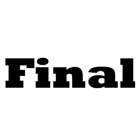 Bold FINAL Stamp