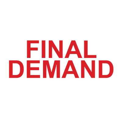 FINAL DEMAND Stamp