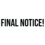 FINAL NOTICE! Stamp