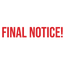 FINAL NOTICE! Stamp