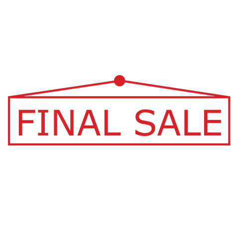 Sign FINAL SALE Stamp