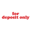 Serif For Deposit Only Stamp