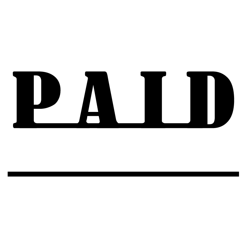 Line PAID Stamp